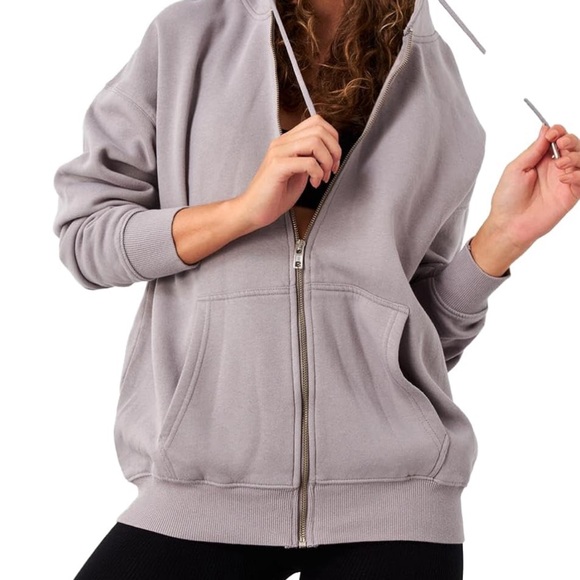 Zip-Up Hoodie | Y2K-Inspired Double-Zip-Up Hoodie Women XS/S - Picture 6 of 6